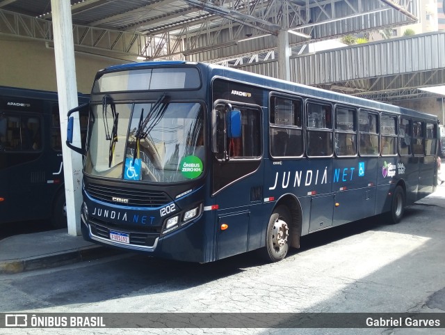 Jundiá Transportadora Turistica 1202 na cidade de São Roque, São Paulo, Brasil, por Gabriel Garves. ID da foto: 10290577.