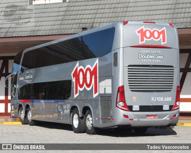 Auto Viação 1001 RJ 108.688 na cidade de Queluz, São Paulo, Brasil, por Tadeu Vasconcelos. ID da foto: 10289633.