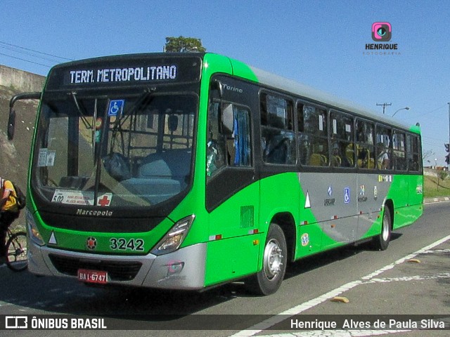 VB Transportes e Turismo 3242 na cidade de Campinas, São Paulo, Brasil, por Henrique Alves de Paula Silva. Número da foto: #10291036.