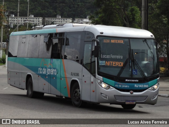 Expresso Rio de Janeiro RJ 142.060 na cidade de Niterói, Rio de Janeiro, Brasil, por Lucas Alves Ferreira. ID da foto: 10292296.