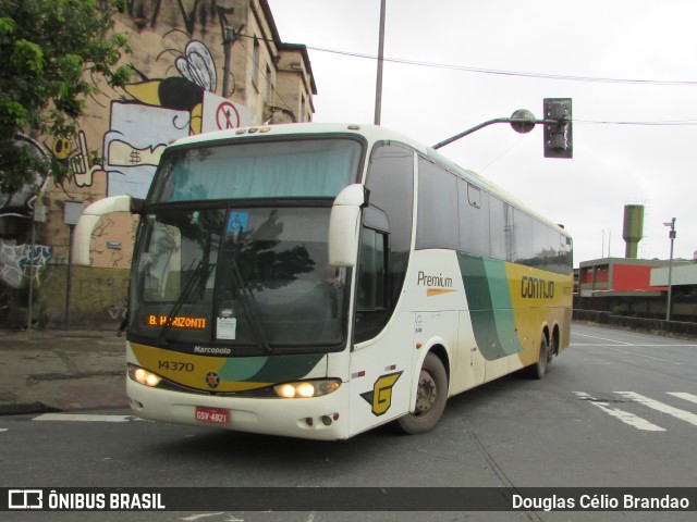 Empresa Gontijo de Transportes 14370 na cidade de Belo Horizonte, Minas Gerais, Brasil, por Douglas Célio Brandao. ID da foto: 10291649.