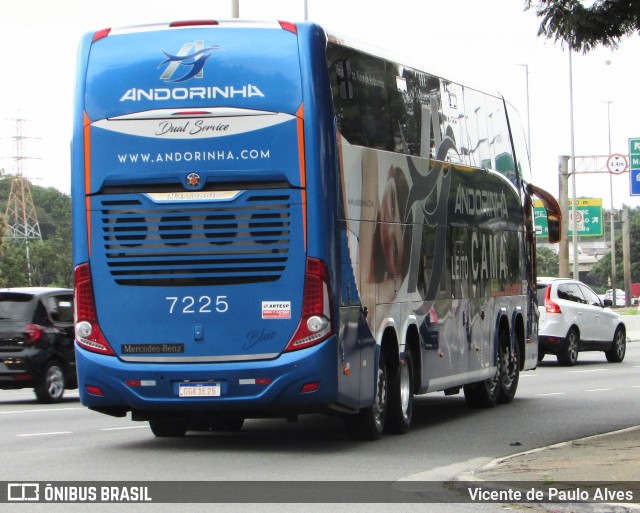 Empresa de Transportes Andorinha 7225 na cidade de São Paulo, São Paulo, Brasil, por Vicente de Paulo Alves. Número da foto: #10289546.