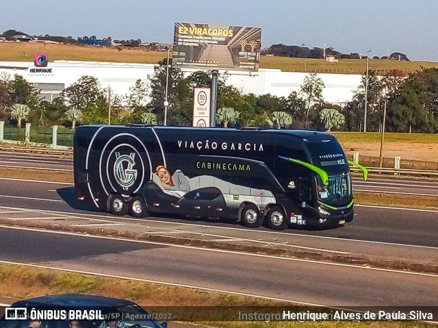 Viação Garcia 86038 na cidade de Campinas, São Paulo, Brasil, por Henrique Alves de Paula Silva. ID da foto: 10291066.