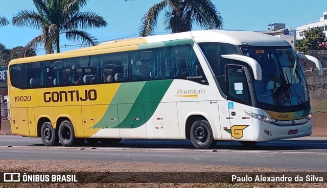 Empresa Gontijo de Transportes 19020 na cidade de Betim, Minas Gerais, Brasil, por Paulo Alexandre da Silva. ID da foto: 10290530.