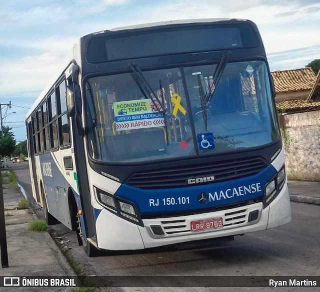Rápido Macaense RJ 150.101 na cidade de Rio das Ostras, Rio de Janeiro, Brasil, por Ryan Martins. Número da foto: #10290746.