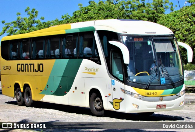 Empresa Gontijo de Transportes 18340 na cidade de Fortaleza, Ceará, Brasil, por David Candéa. Número da foto: #10295173.