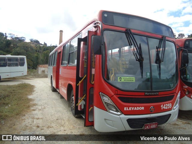 Expresso Unir 14259 na cidade de Pedro Leopoldo, Minas Gerais, Brasil, por Vicente de Paulo Alves. ID da foto: 10292811.