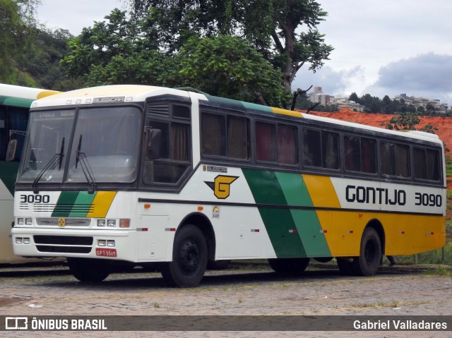 Empresa Gontijo de Transportes 3090 na cidade de Belo Horizonte, Minas Gerais, Brasil, por Gabriel Valladares. ID da foto: 10295159.