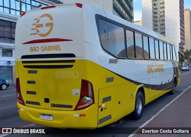 Viação São Gabriel 3560 na cidade de Vitória, Espírito Santo, Brasil, por Everton Costa Goltara. Número da foto: #10293779.