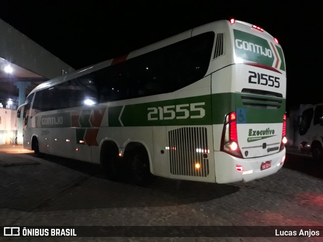 Empresa Gontijo de Transportes 21555 na cidade de Ituberá, Bahia, Brasil, por Lucas Anjos. ID da foto: 10293624.