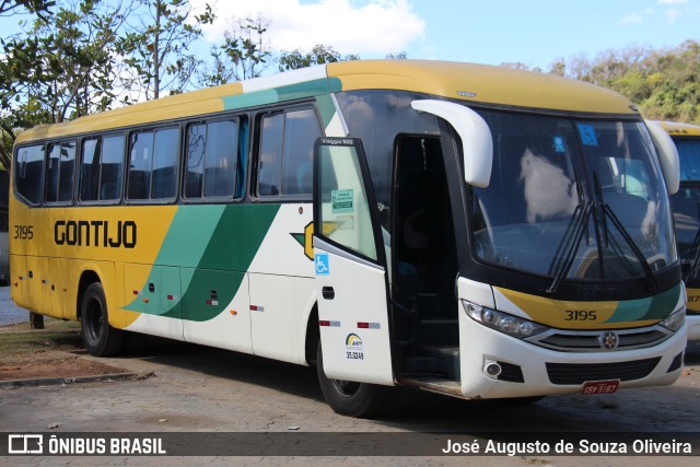 Empresa Gontijo de Transportes 3195 na cidade de Belo Horizonte, Minas Gerais, Brasil, por José Augusto de Souza Oliveira. ID da foto: 10294715.