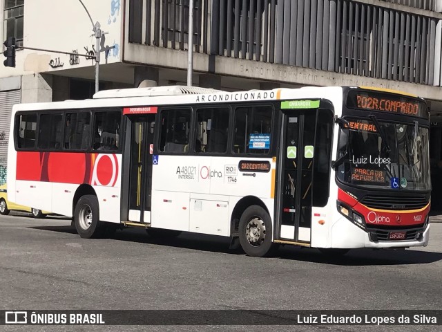 Auto Viação Alpha A48021 na cidade de Rio de Janeiro, Rio de Janeiro, Brasil, por Luiz Eduardo Lopes da Silva. Número da foto: #10292489.