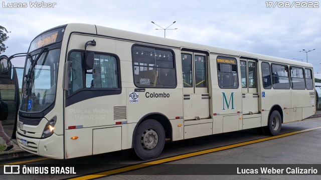 Viação Santo Ângelo 18M01 na cidade de Curitiba, Paraná, Brasil, por Lucas Weber Calizario. Número da foto: #10292910.
