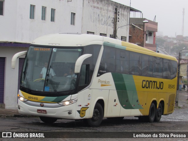 Empresa Gontijo de Transportes 18545 na cidade de Caruaru, Pernambuco, Brasil, por Lenilson da Silva Pessoa. ID da foto: 10293639.