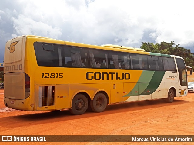 Empresa Gontijo de Transportes 12815 na cidade de Leme do Prado, Minas Gerais, Brasil, por Marcus Vinicius de Amorim. ID da foto: 10293202.