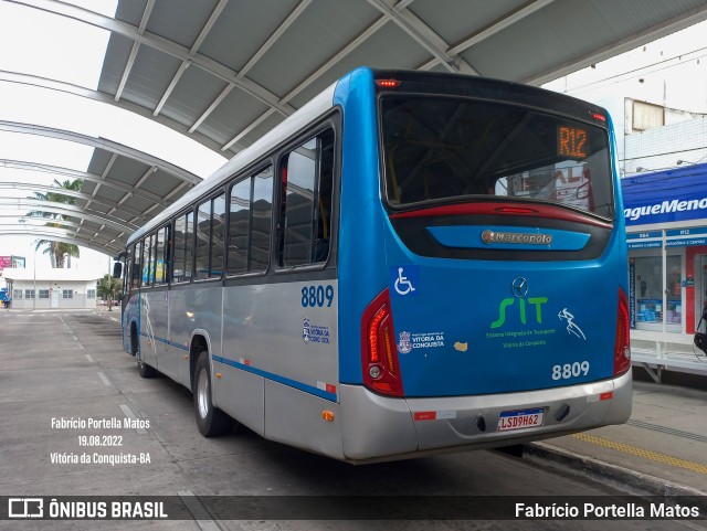 ATT - Atlântico Transportes e Turismo - Vitória da Conquista 8809 na cidade de Vitória da Conquista, Bahia, Brasil, por Fabrício Portella Matos. Número da foto: #10295537.