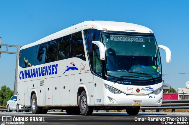 Transportes Chihuahuenses 2071 na cidade de Huehuetoca, Estado de México, México, por Omar Ramírez Thor2102. Número da foto: #10294260.