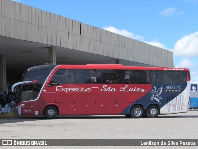 Expresso São Luiz 7820 na cidade de Caruaru, Pernambuco, Brasil, por Lenilson da Silva Pessoa. Número da foto: #10293859.