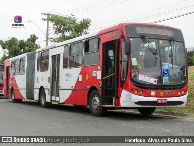 Itajaí Transportes Coletivos 2914 na cidade de Campinas, São Paulo, Brasil, por Henrique Alves de Paula Silva. Número da foto: #10292778.