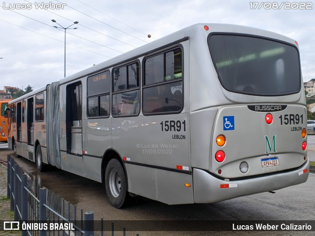 Leblon Transporte de Passageiros 15R91 na cidade de Curitiba, Paraná, Brasil, por Lucas Weber Calizario. Número da foto: #10292907.