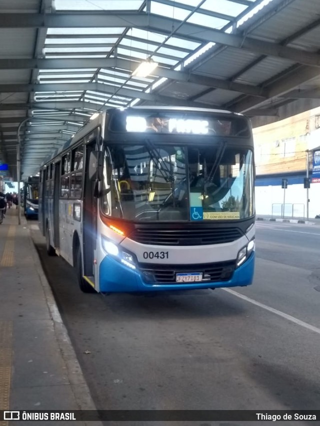 Viação Cidade de Caieiras 00431 na cidade de Franco da Rocha, São Paulo, Brasil, por Thiago de Souza. Número da foto: #10292789.