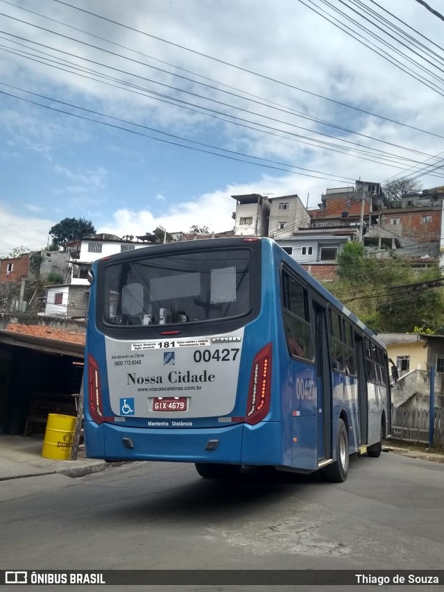 Viação Cidade de Caieiras 00427 na cidade de Franco da Rocha, São Paulo, Brasil, por Thiago de Souza. ID da foto: 10294216.