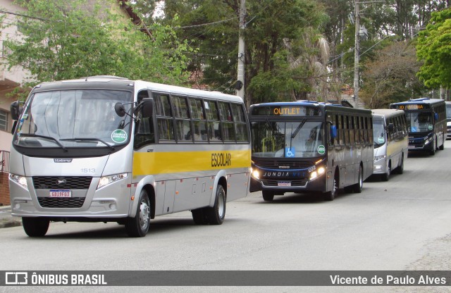 Jundiá Transportadora Turistica 1513 na cidade de Mairinque, São Paulo, Brasil, por Vicente de Paulo Alves. ID da foto: 10295107.