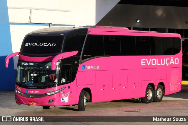 Evolução Transportes e Turismo 3010 na cidade de Goiânia, Goiás, Brasil, por Matheus Souza. ID da foto: 10295460.