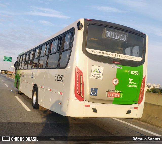 Transcooper > Norte Buss 1 6253 na cidade de São Paulo, São Paulo, Brasil, por Rômulo Santos. ID da foto: 10292743.