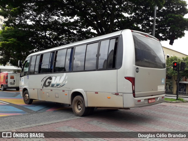 GW Transportes e Turismo 310 na cidade de Belo Horizonte, Minas Gerais, Brasil, por Douglas Célio Brandao. ID da foto: 10294243.