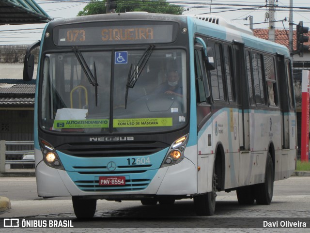Auto Viação São José 12604 na cidade de Fortaleza, Ceará, Brasil, por Davi Oliveira. Número da foto: #10292725.