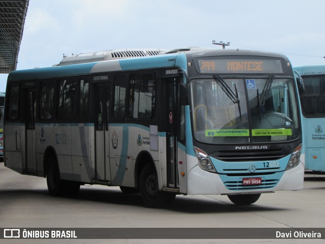 Auto Viação São José 12602 na cidade de Fortaleza, Ceará, Brasil, por Davi Oliveira. Número da foto: #10292728.