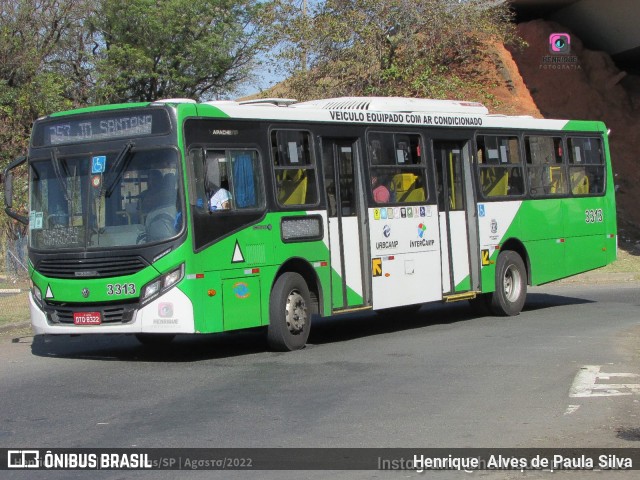 VB Transportes e Turismo 3313 na cidade de Campinas, São Paulo, Brasil, por Henrique Alves de Paula Silva. ID da foto: 10292713.