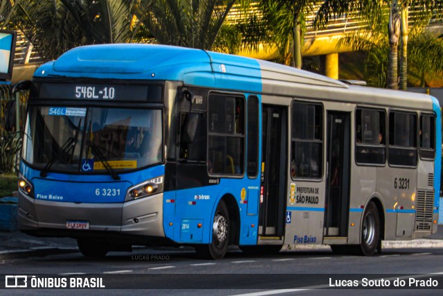 Viação Paratodos > São Jorge > Metropolitana São Paulo > Mobibrasil 6 3231 na cidade de São Paulo, São Paulo, Brasil, por Lucas Souto do Prado. ID da foto: 10240998.