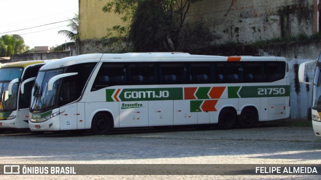 Empresa Gontijo de Transportes 21750 na cidade de Duque de Caxias, Rio de Janeiro, Brasil, por FELIPE ALMEIDA. Número da foto: #10240957.