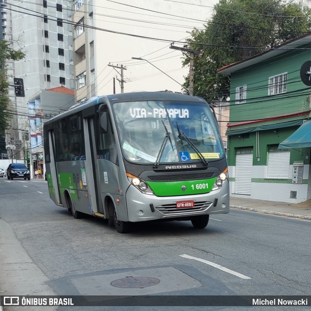 Transcooper > Norte Buss 1 6001 na cidade de São Paulo, São Paulo, Brasil, por Michel Nowacki. Número da foto: #10241259.