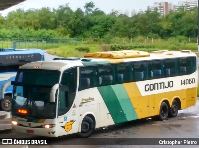 Empresa Gontijo de Transportes 14060 na cidade de Aracaju, Sergipe, Brasil, por Cristopher Pietro. ID da foto: 10241944.