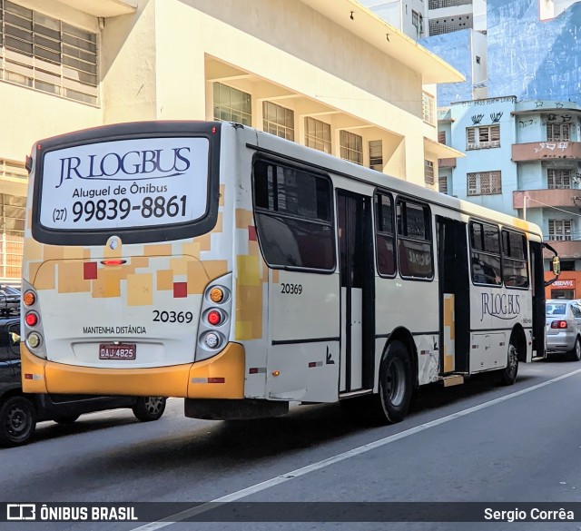 JR Log Bus 20369 na cidade de Vitória, Espírito Santo, Brasil, por Sergio Corrêa. ID da foto: 10240334.