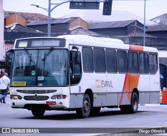 Evanil Transportes e Turismo RJ 132.093 na cidade de Rio de Janeiro, Rio de Janeiro, Brasil, por Diego Oliveira. Número da foto: #10240331.