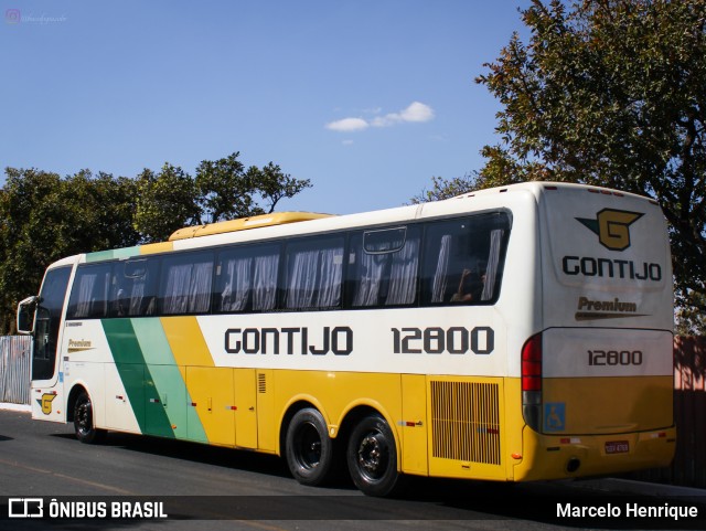 Empresa Gontijo de Transportes 12800 na cidade de Brasília, Distrito Federal, Brasil, por Marcelo Henrique. ID da foto: 10241565.