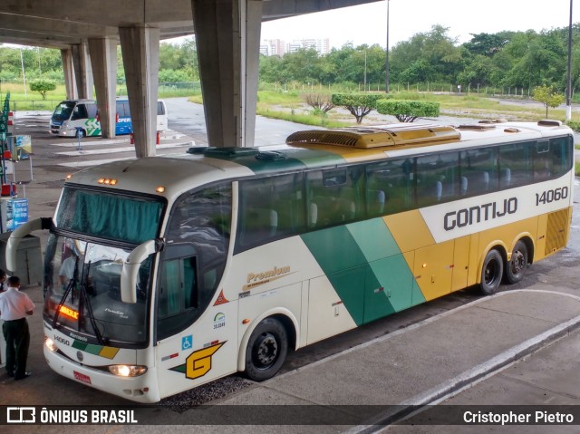 Empresa Gontijo de Transportes 14060 na cidade de Aracaju, Sergipe, Brasil, por Cristopher Pietro. Número da foto: #10241949.