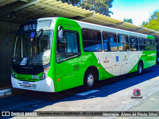 VB Transportes e Turismo 3155 na cidade de Campinas, São Paulo, Brasil, por Henrique Alves de Paula Silva. Número da foto: #10242436.