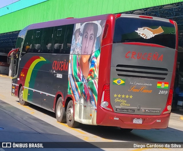 Autobuses Cruceña 2019 na cidade de São Paulo, São Paulo, Brasil, por Diego Cardoso da Silva. Número da foto: #10240246.