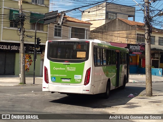 Caprichosa Auto Ônibus B27036 na cidade de Rio de Janeiro, Rio de Janeiro, Brasil, por André Luiz Gomes de Souza. ID da foto: 10241305.