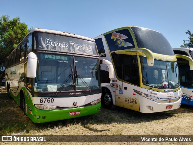Expresso Manancial 6760 na cidade de Aparecida, São Paulo, Brasil, por Vicente de Paulo Alves. Número da foto: #10240175.