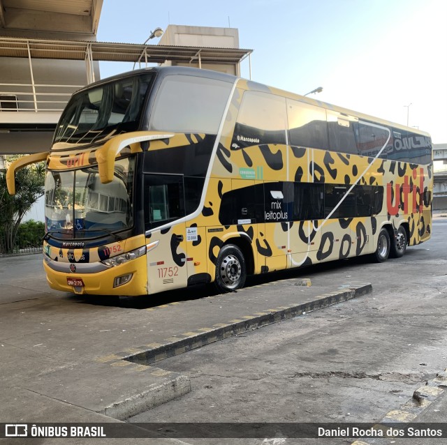 UTIL - União Transporte Interestadual de Luxo 11752 na cidade de Rio de Janeiro, Rio de Janeiro, Brasil, por Daniel Rocha dos Santos. Número da foto: #10240698.