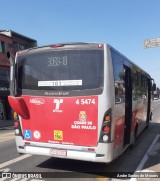 Allibus Transportes 4 5474 na cidade de São Paulo, São Paulo, Brasil, por Andre Santos de Moraes. Número da foto: #10241416.