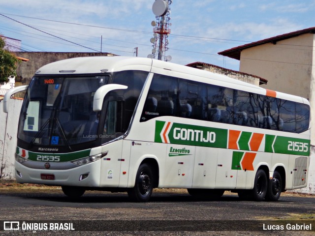 Empresa Gontijo de Transportes 21535 na cidade de Teresina, Piauí, Brasil, por Lucas Gabriel. ID da foto: 10296759.