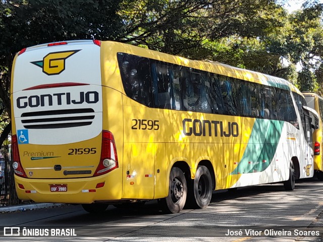 Empresa Gontijo de Transportes 21595 na cidade de São Paulo, São Paulo, Brasil, por José Vitor Oliveira Soares. ID da foto: 10297724.