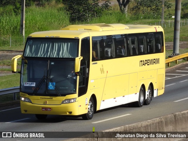 Viação Itapemirim 49007 na cidade de Lavrinhas, São Paulo, Brasil, por Jhonatan Diego da Silva Trevisan. Número da foto: #10297056.